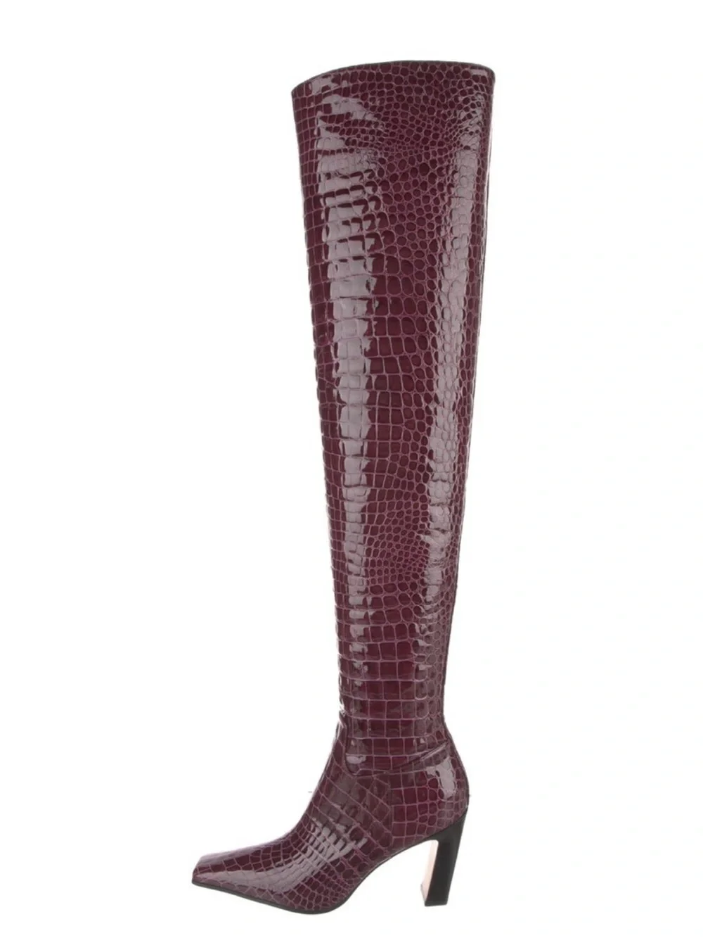 Khaite Printed Leather boots